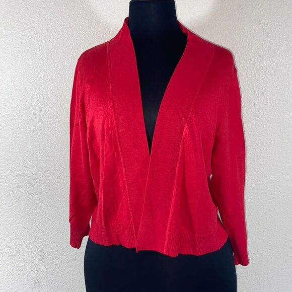 PERCEPTIONS WOMAN SWEATER BOLERO SIZE 16W NEW - Picture 1 of 9